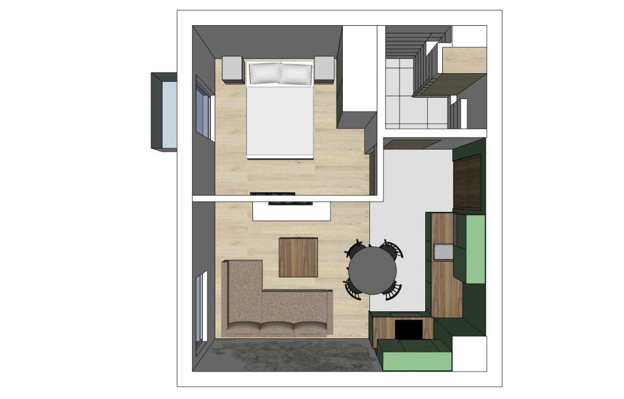 Shoq Studio Nice Apartment With Private Parking 크라쿠프 외부 사진